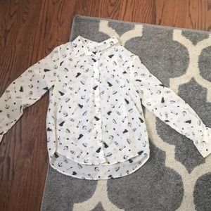 Button Up Shirt with a Fun Pattern